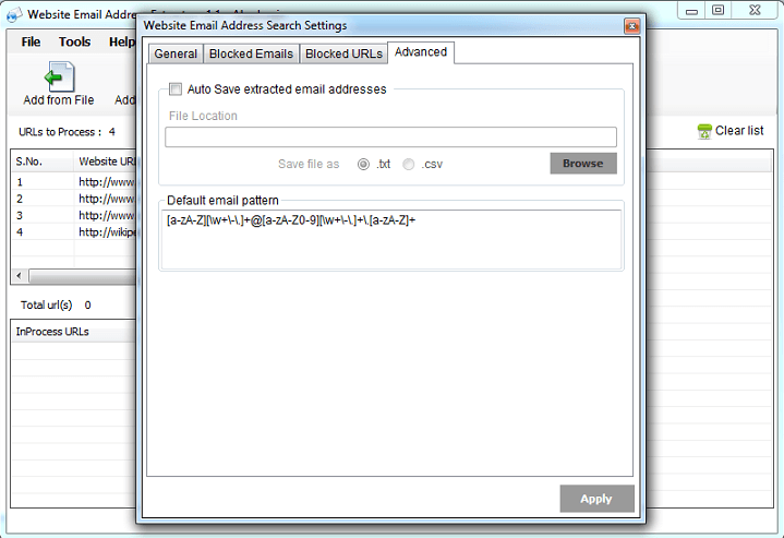 excel email extractor