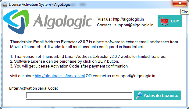 extract Thunderbird email addresses