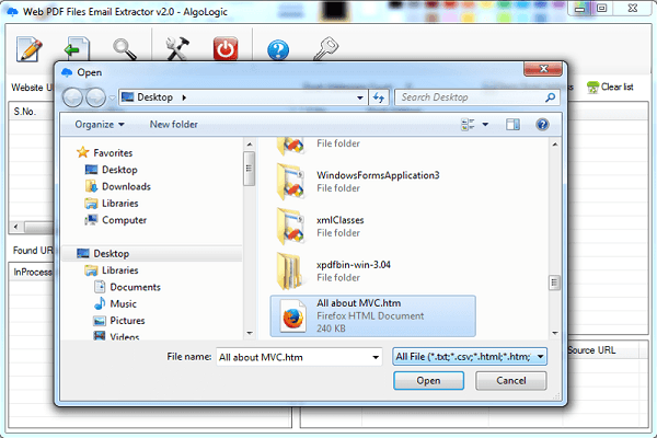 extract email address online pdf